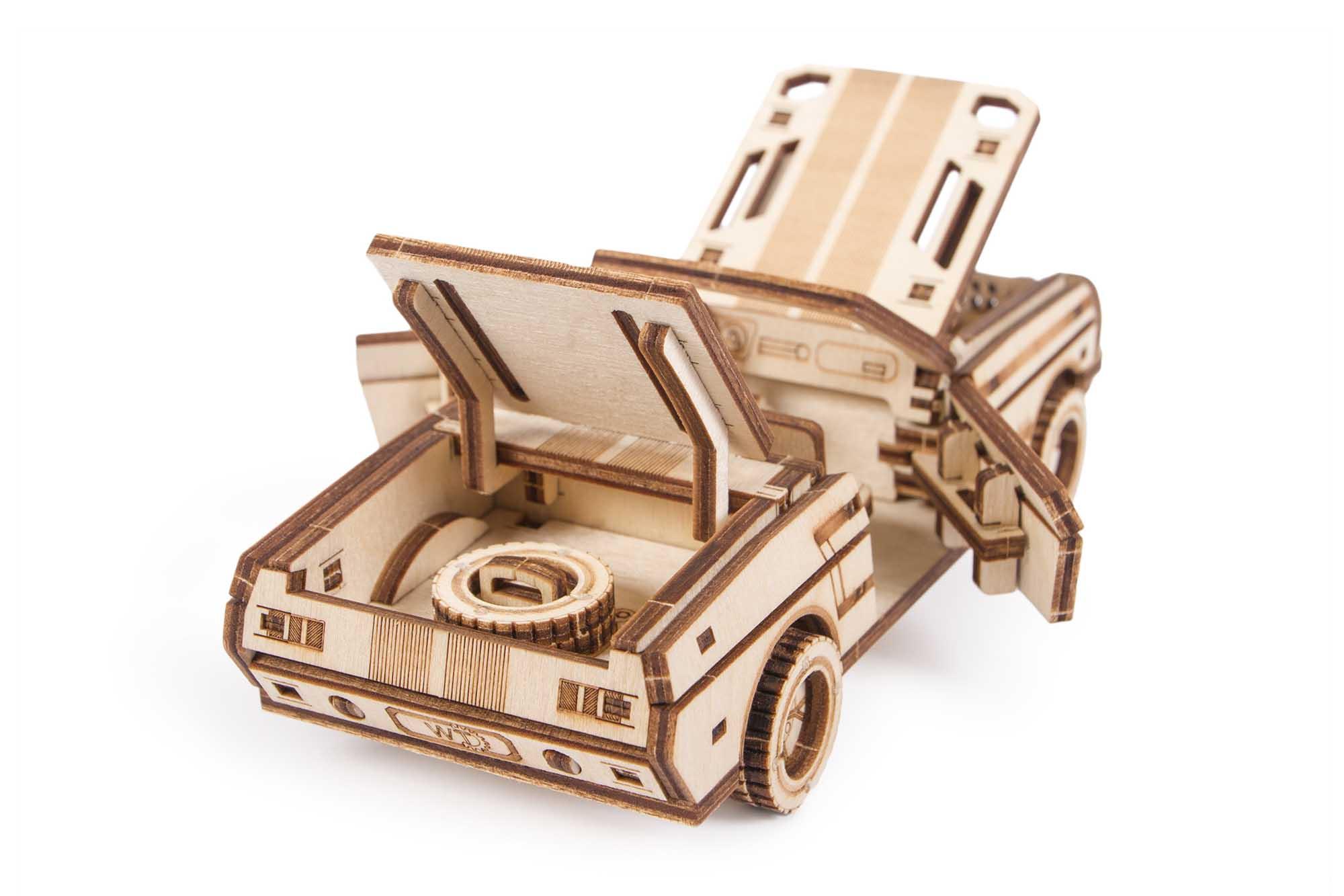 Wood Trick "Kabriolet" - 3D dřevěné mechanické puzzle