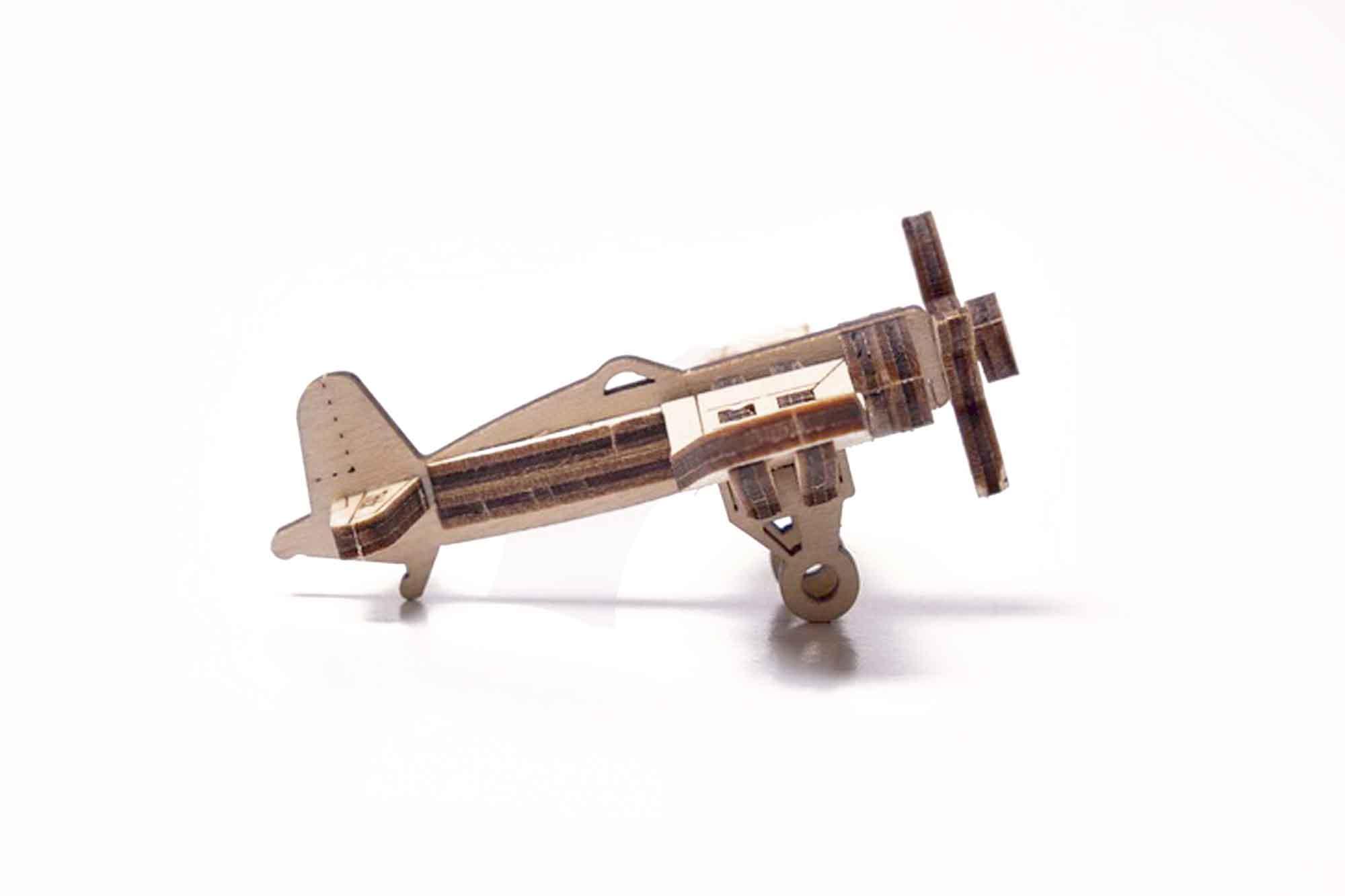 Wood Trick "Vojenské letadlo" - "Woodik Corsair Plane" - 3D dřevěné mechanické puzzle