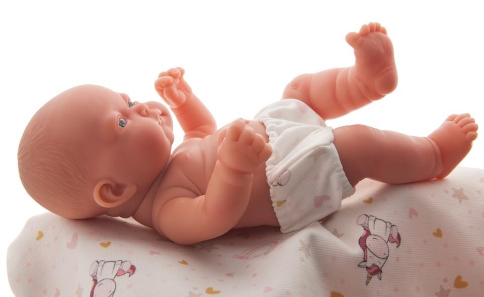 Realistické miminko Antonio Juan - holčička Pitu s jednorožcem