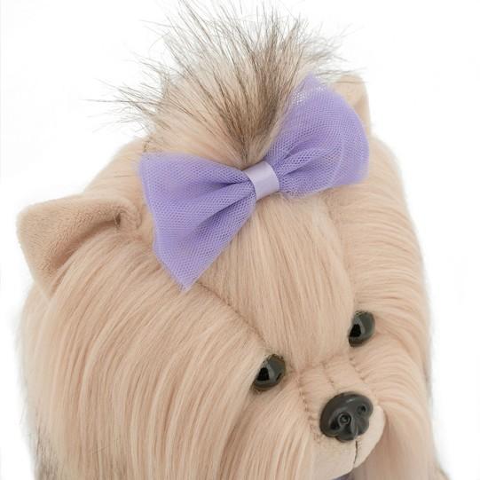 Yoyo s tělíčkem s kostřičkou ve sportovních fialových šatech - jorkšírka od firmy ORANGE TOYS