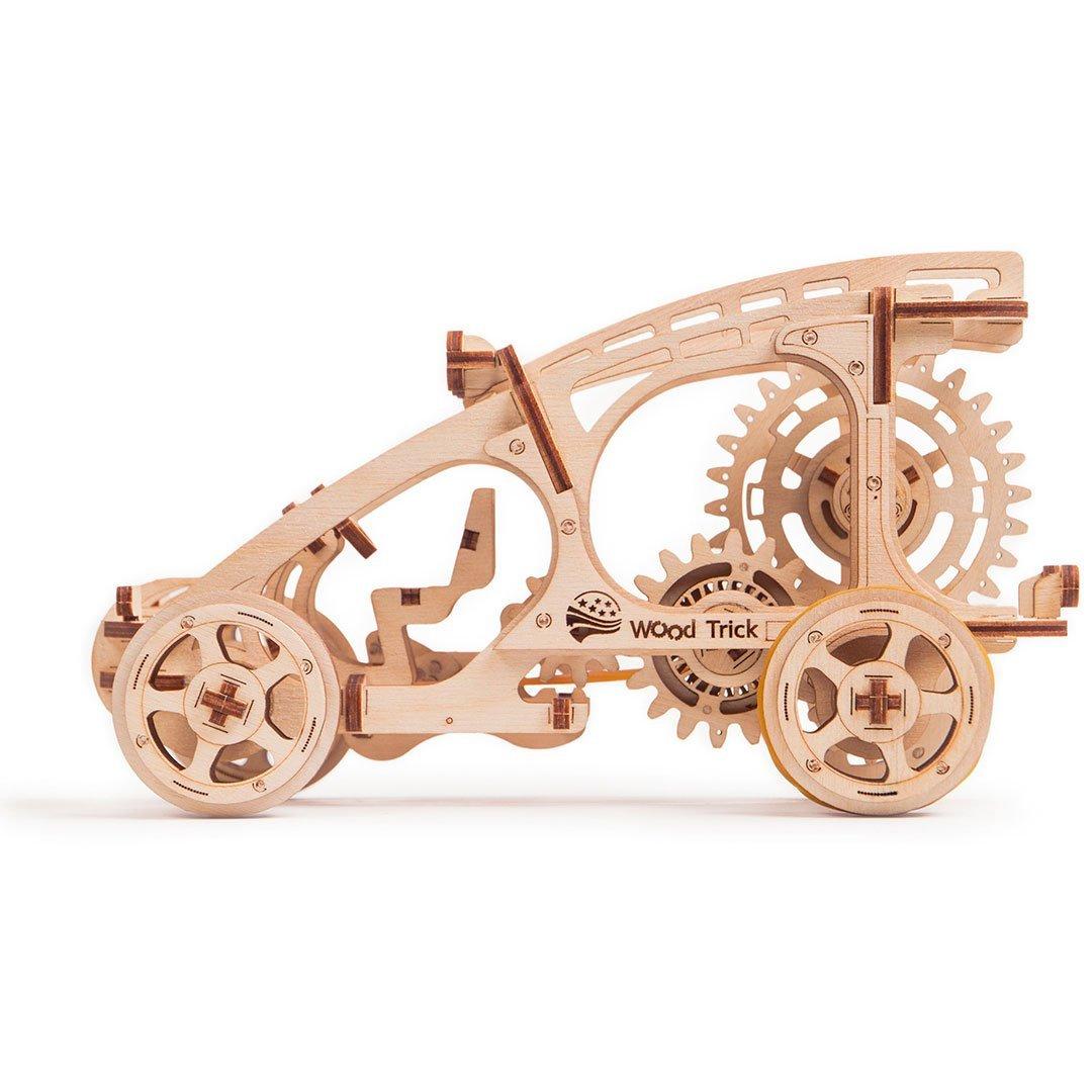 Wood Trick  "Buggy" - 3D dřevěné mechanické puzzle 