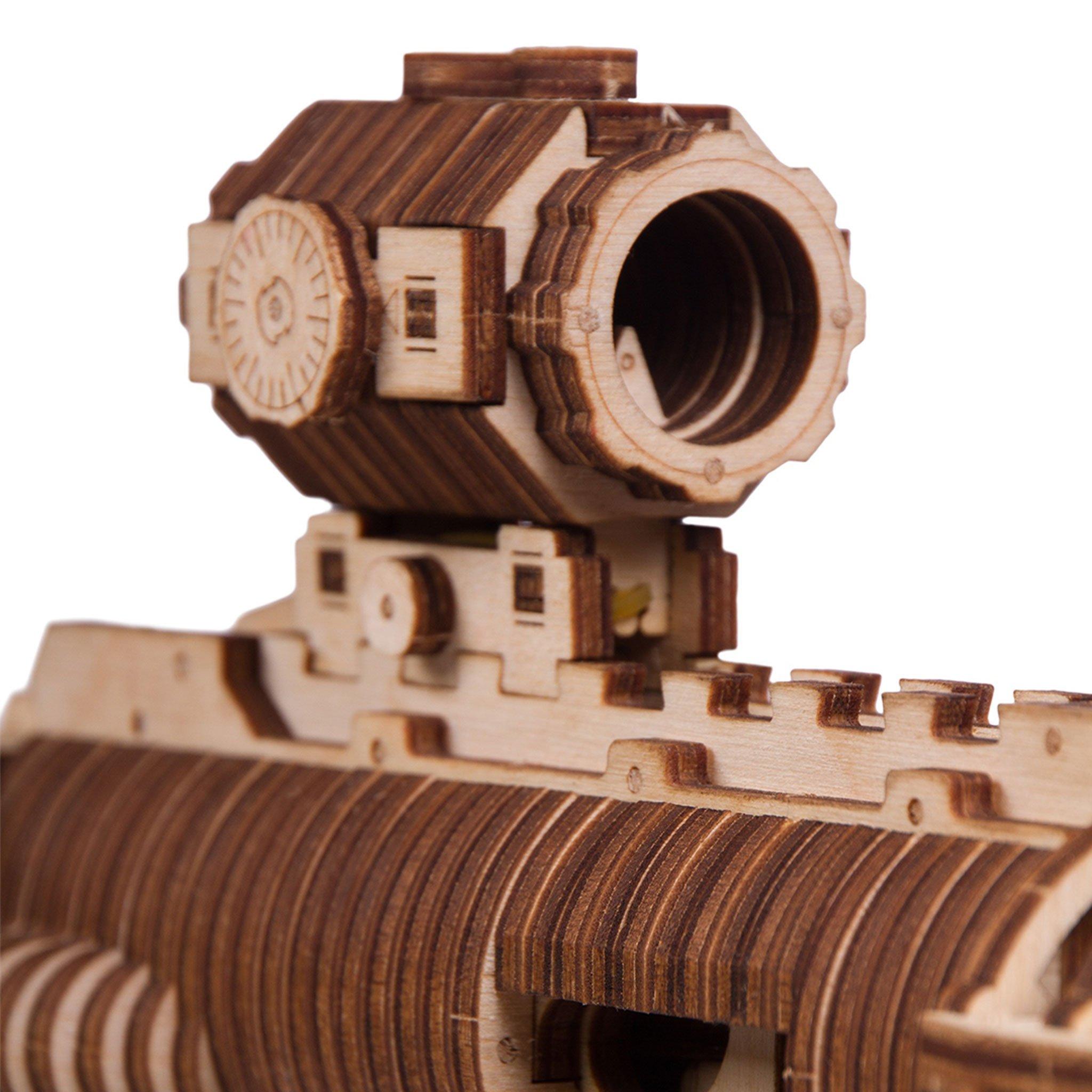 Wood Trick "Útočná zbraň AR-T" - 3D dřevěné mechanické puzzle