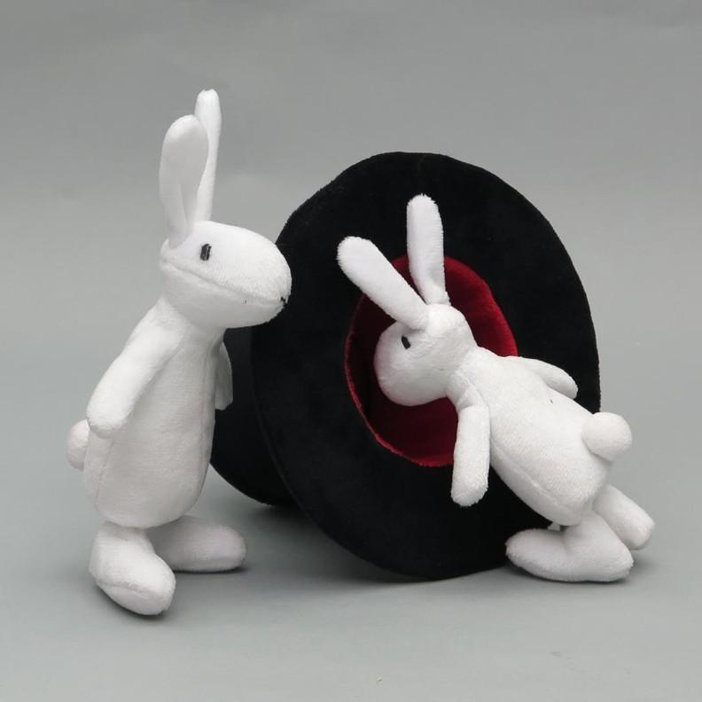 Prstoví maňásci – Bob a Bobek s kloboukem 17 a 15 cm - 1