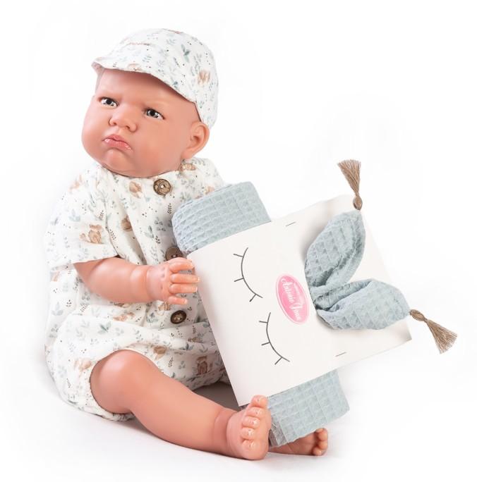 Reborn miminko - Můj první reborn Bertin v kšiltovce od Antonio Juan