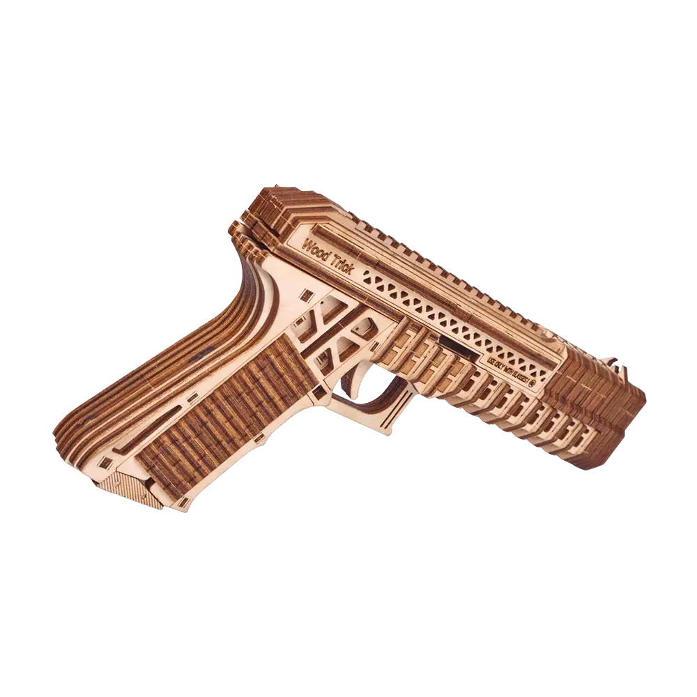 Wood Trick "Obranná zbraň" - 3D dřevěné mechanické puzzle 
