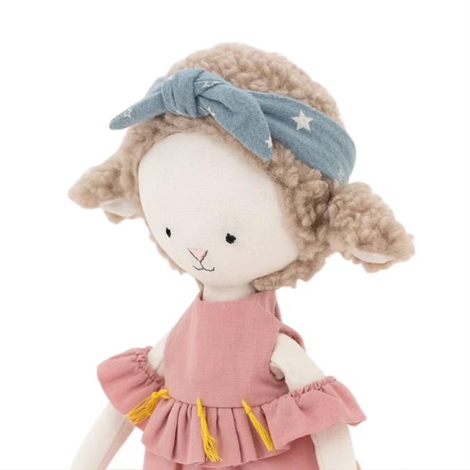 Ovečka Zoe v růžových šatech od firmy ORANGE TOYS