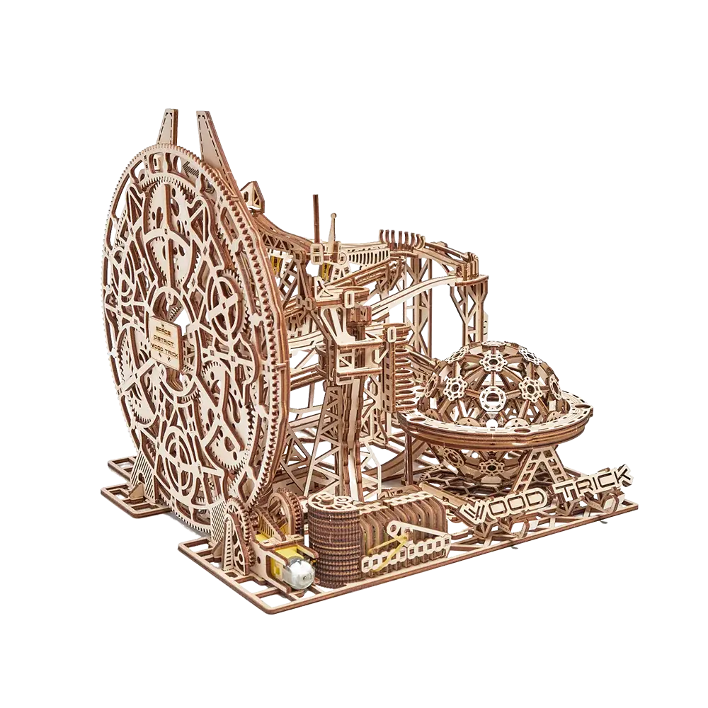 Wood Trick  "Galaxie - kuličková dráha" - 3D dřevěné mechanické puzzle 