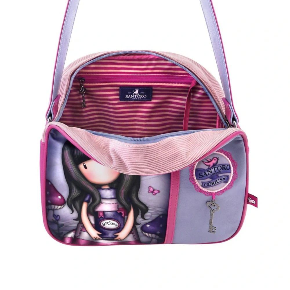 Taška do ruky - "Cheshire cat" od firmy SANTORO London Gorjuss