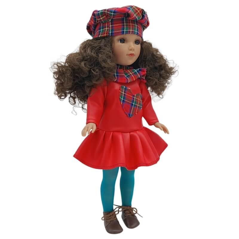 Panenka Mari´s v červených šatech od firmy Folk Artesanía