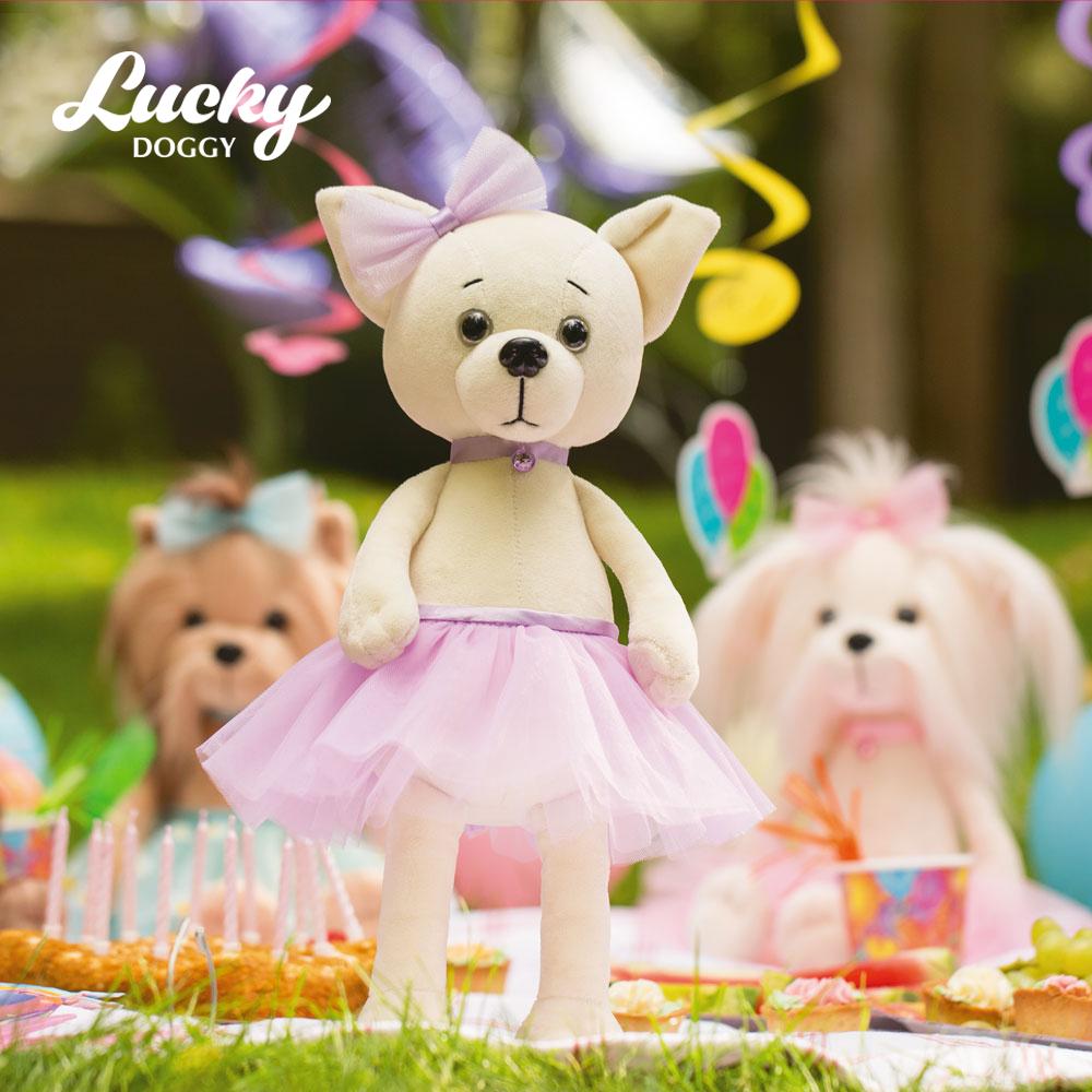 Lili ve fialové sukni - bílá čivava od firmy ORANGE TOYS
