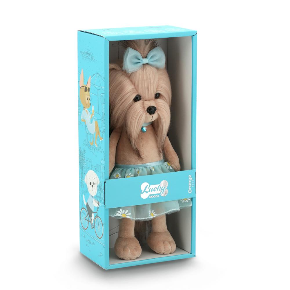 Yoyo v modré sukýnce s květy - jorkšírka od firmy ORANGE TOYS