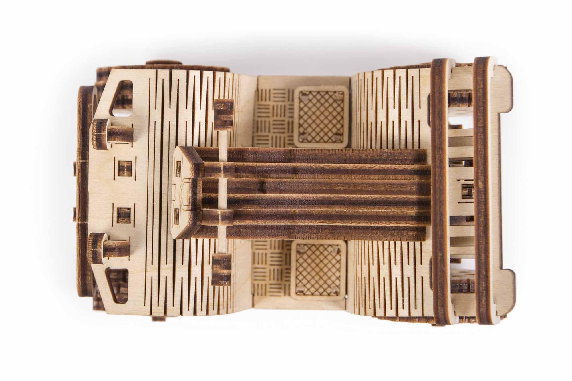 Wood Trick  "Čtyřkolka ATV" - 3D dřevěné mechanické puzzle 