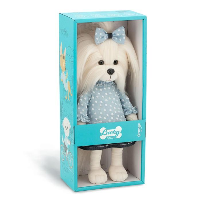 Mimi s kostřičkou v riflové sukýnce - maltézská slečna od firmy ORANGE TOYS