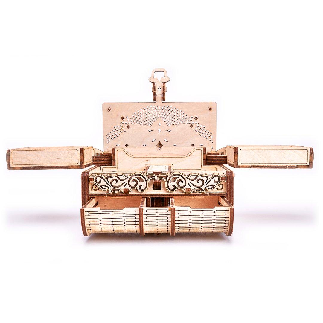 Wood Trick "Šperkovnice zdobená drahokamy od firmy Swarowski" - 3D dřevěné mechanické puzzle