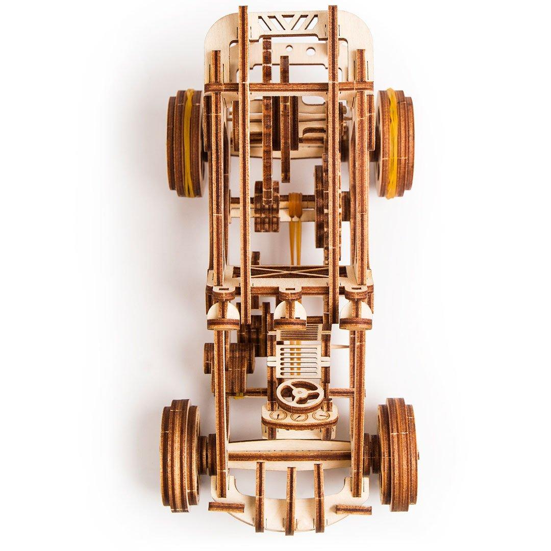 Wood Trick  "Buggy" - 3D dřevěné mechanické puzzle 