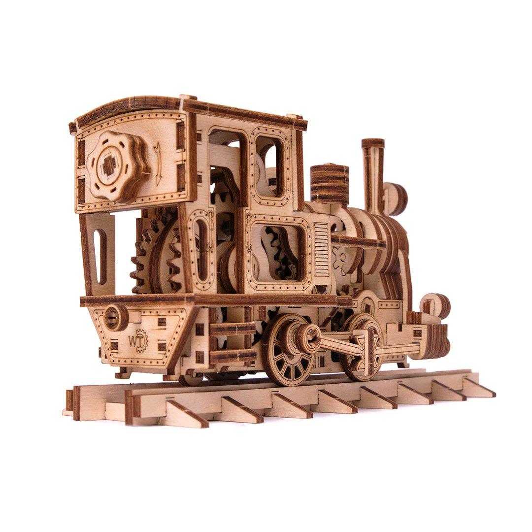 Wood Trick "Lokomotiva" - 3D dřevěné mechanické puzzle