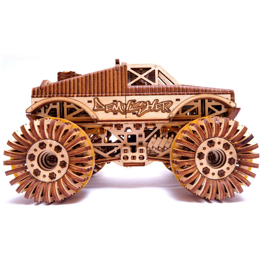 Wood Trick "Monster Truck" - 3D dřevěné mechanické puzzle