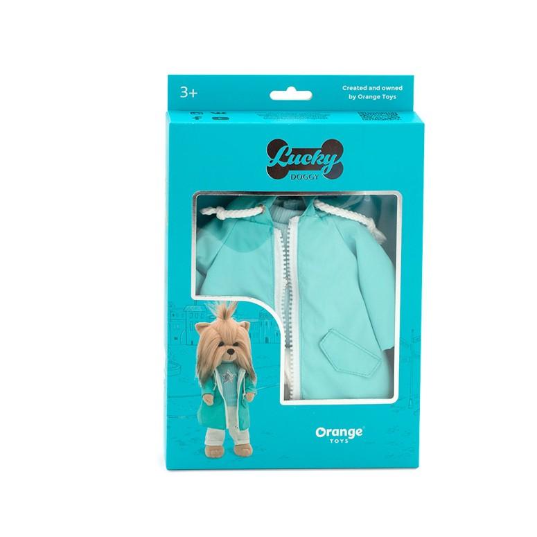 Obleček pro pejsky Lucky Doggy - sada "Modrý kabát" od firmy ORANGE TOYS