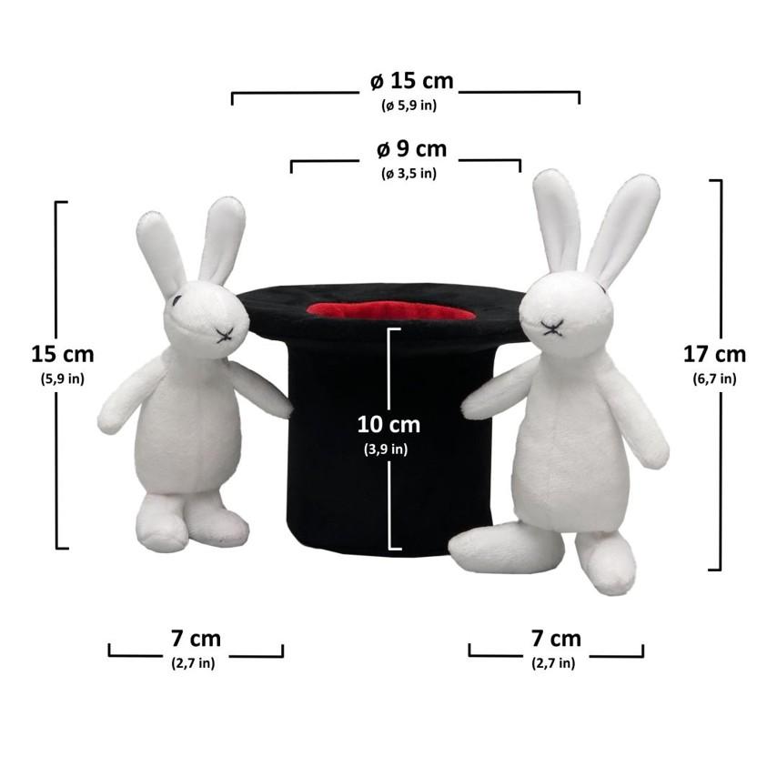 Prstoví maňásci – Bob a Bobek s kloboukem 17 a 15 cm - 1