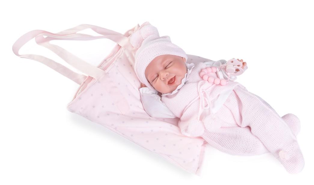 Reborn miminko - Můj malý reborn - Luna s dečkou jako taška od Antonio Juan