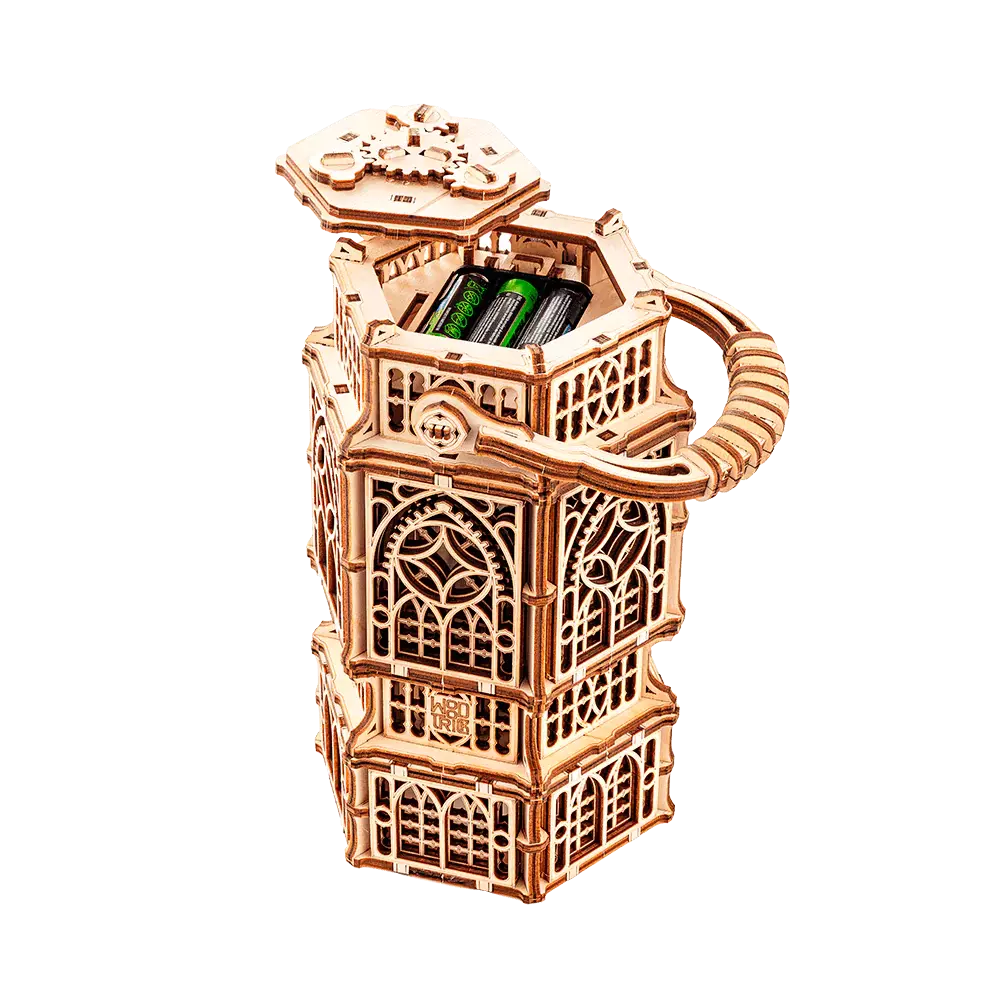 Wood Trick "Antická lucerna" - 3D dřevěné mechanické puzzle