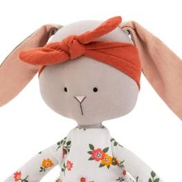 Králíček Lucinka v květovaných šatech od firmy ORANGE TOYS