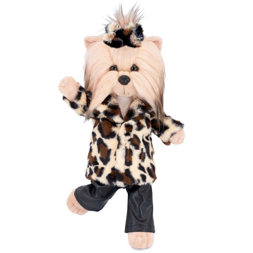 Yoyo s tělíčkem s kostřičkou v leopardím kabátku - jorkšírka od firmy ORANGE TOYS