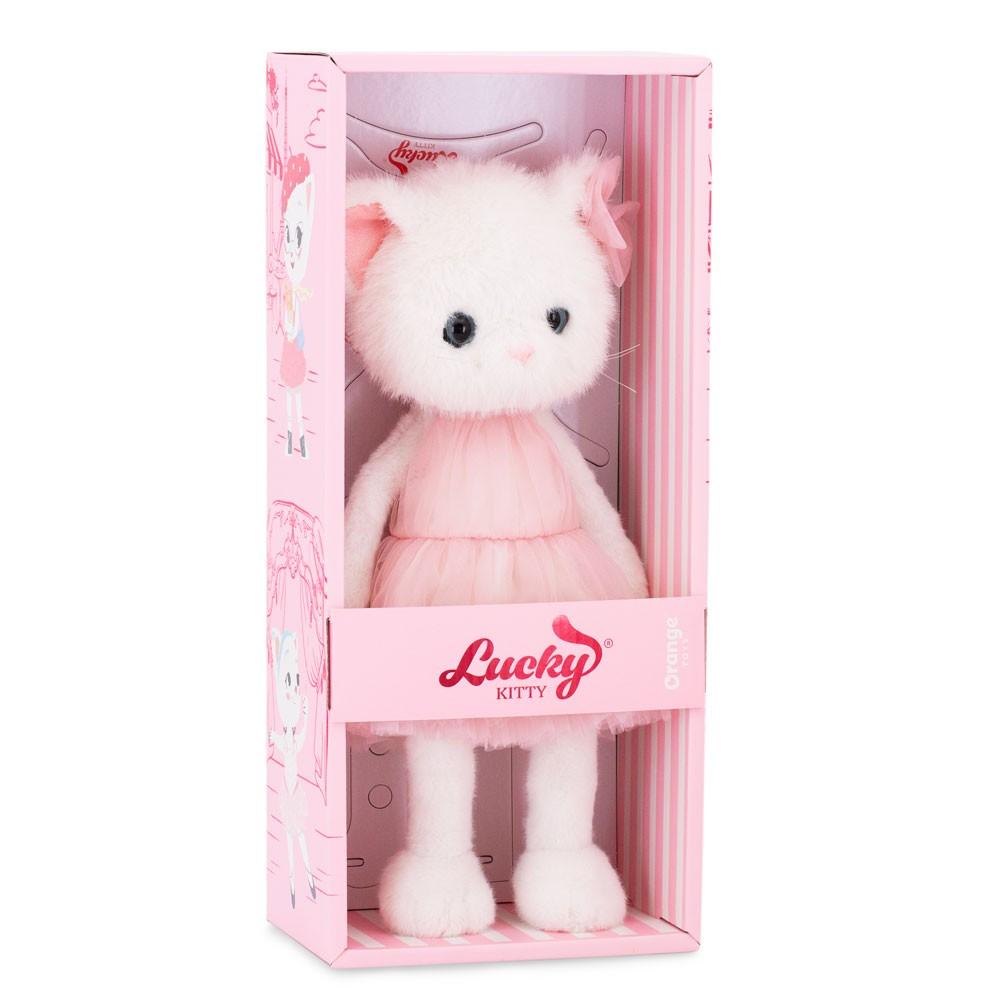 Orange Toys – Lucky Sophie s tělíčkem s kostřičkou v růžových šatechch šatech