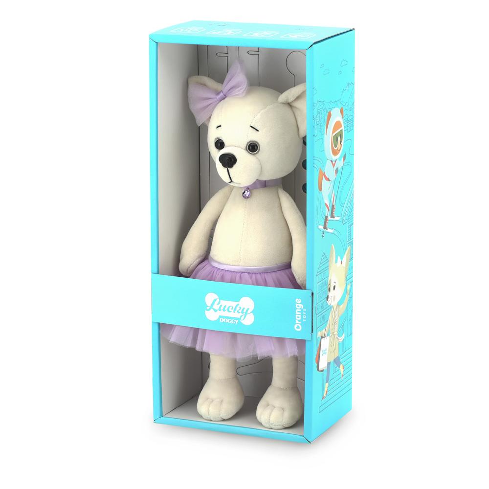 Lili ve fialové sukni - bílá čivava od firmy ORANGE TOYS