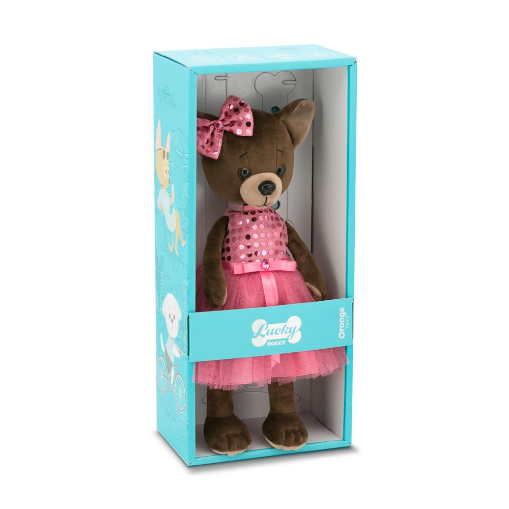 Kiki v zářivých šatech - hnědá čivava od firmy ORANGE TOYS