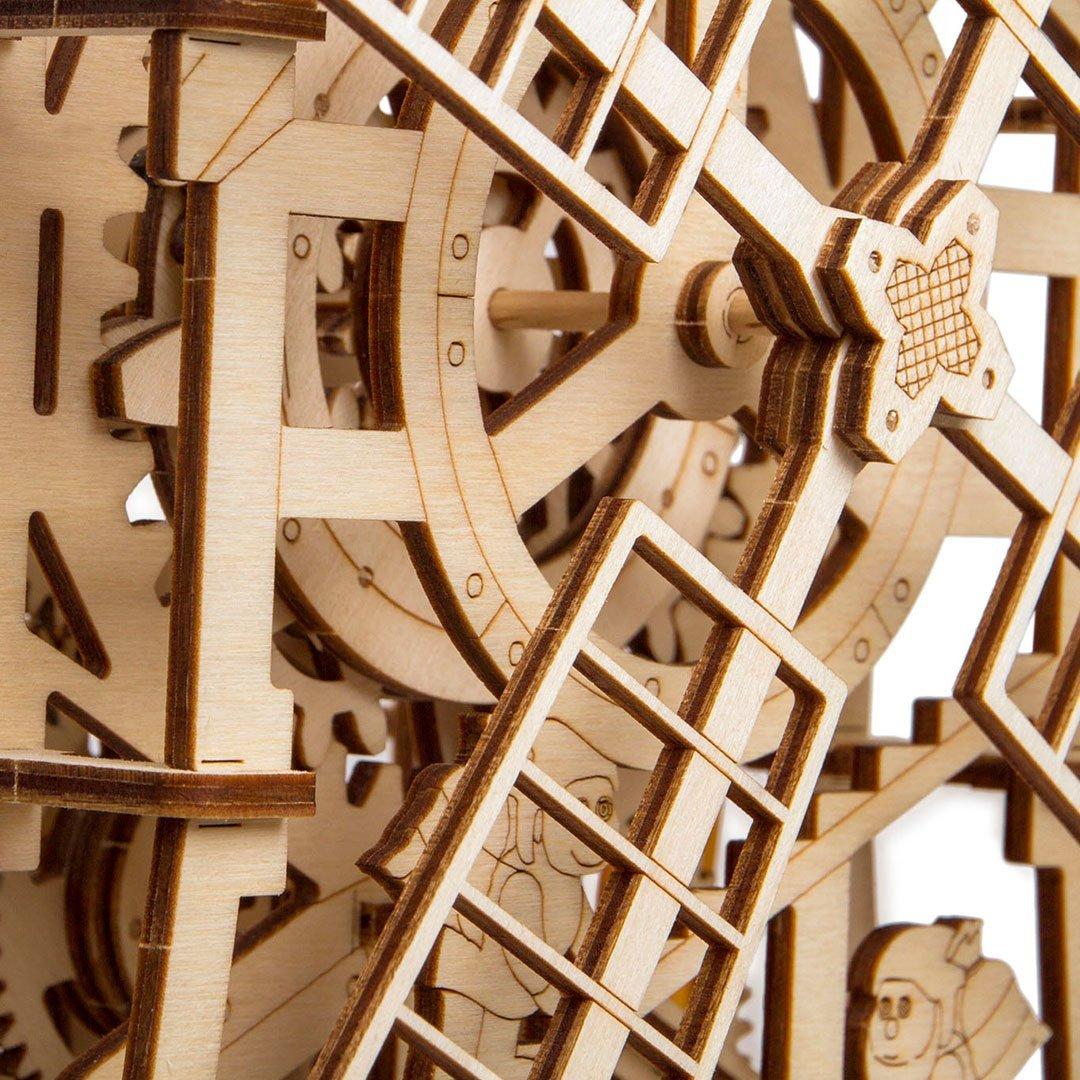 Wood Trick "Větrný mlýn" - 3D dřevěné mechanické puzzle