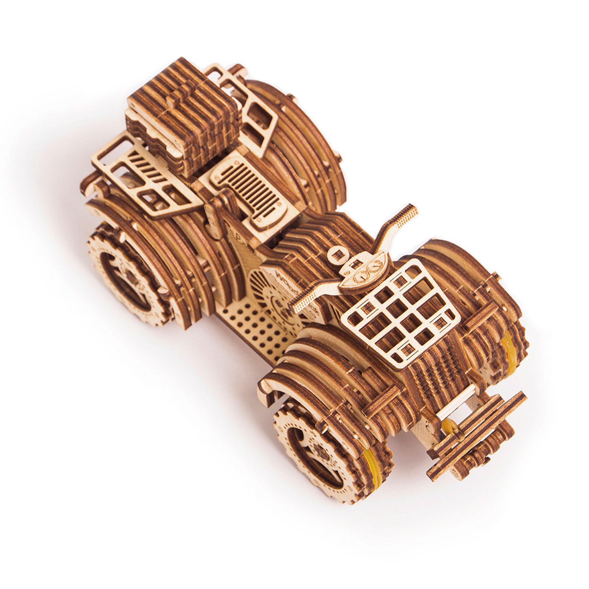 Wood Trick  "Čtyřkolka" - 3D dřevěné mechanické puzzle 