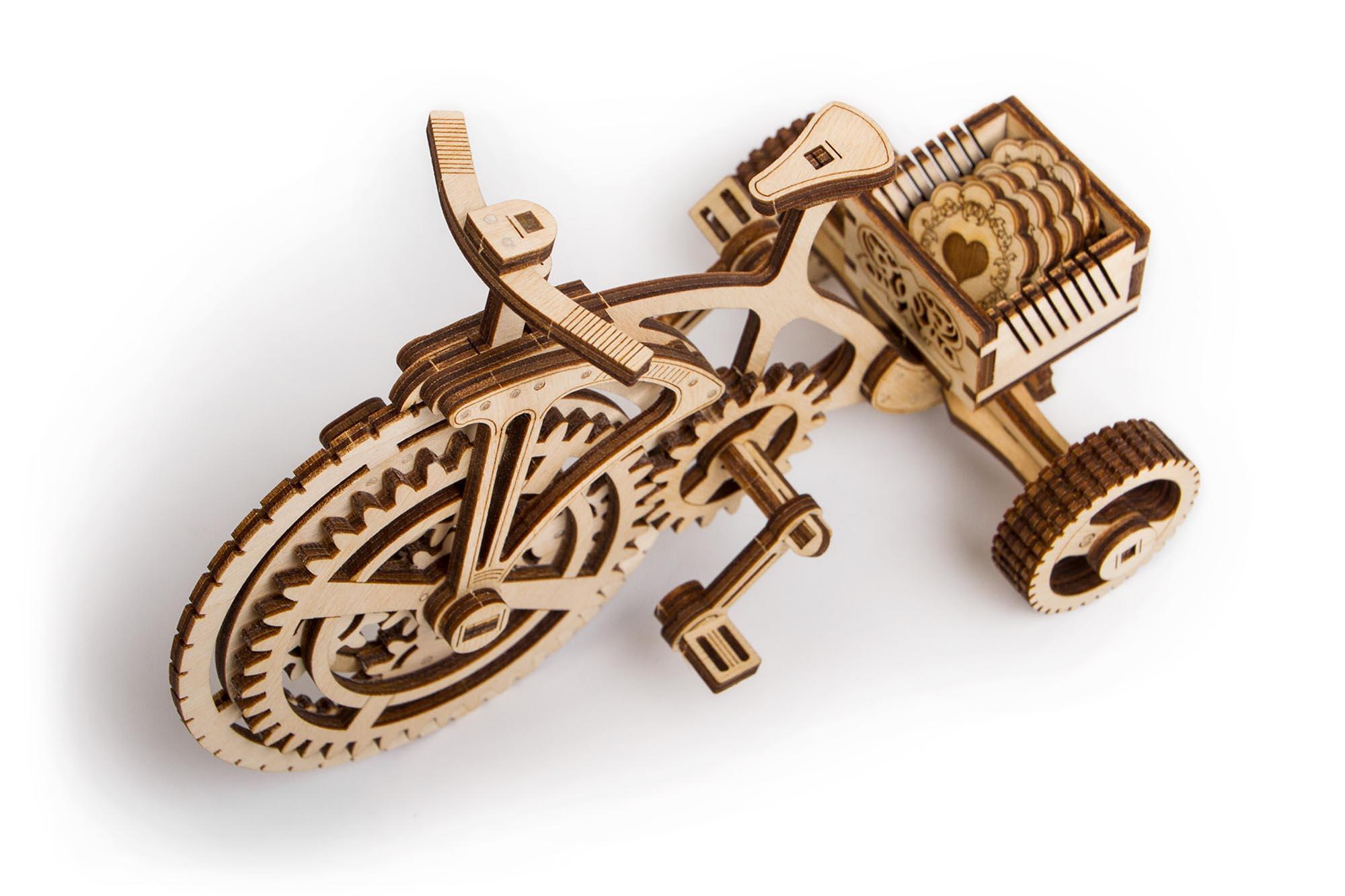 Wood Trick "Jízdní kolo" - 3D dřevěné mechanické puzzle