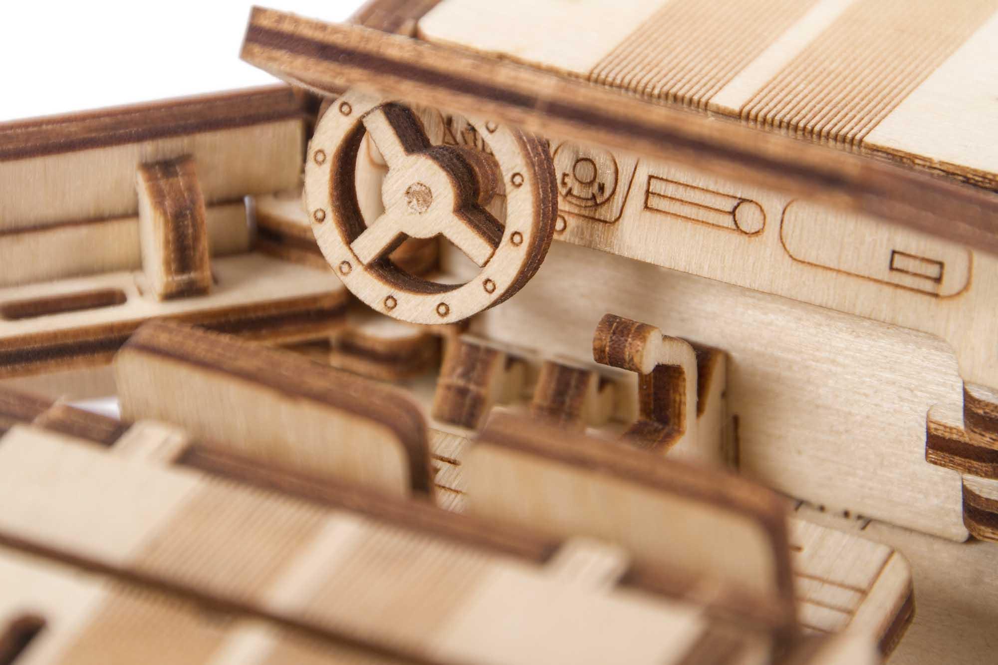 Wood Trick "Kabriolet" - 3D dřevěné mechanické puzzle