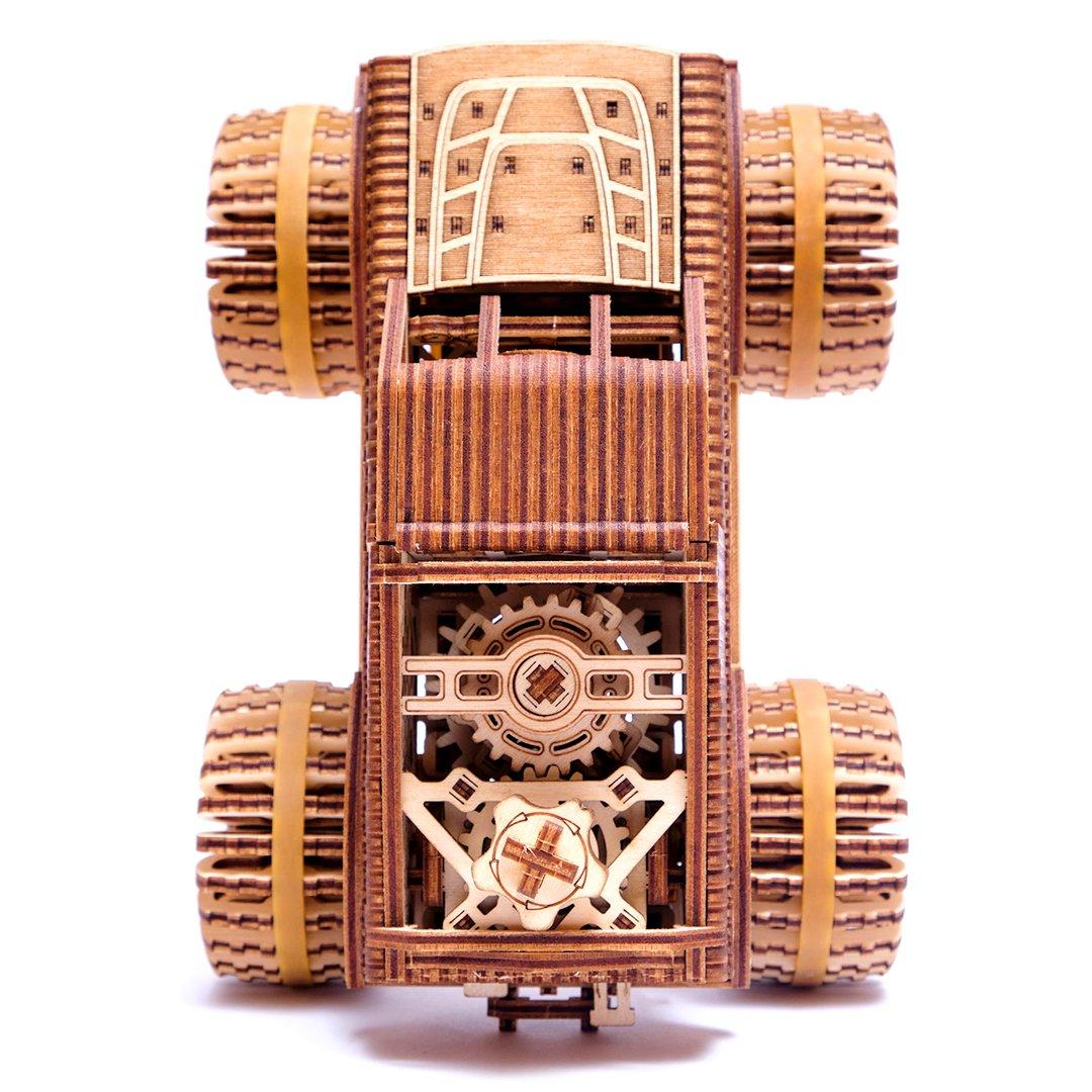 Wood Trick "Monster Truck" - 3D dřevěné mechanické puzzle