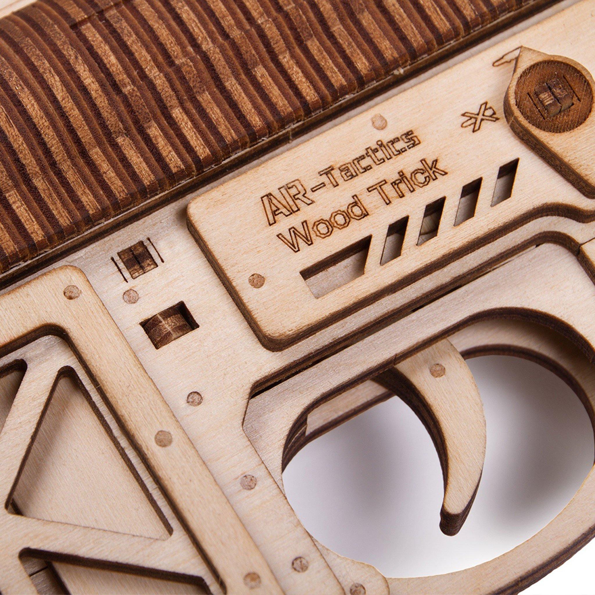 Wood Trick "Útočná zbraň AR-T" - 3D dřevěné mechanické puzzle