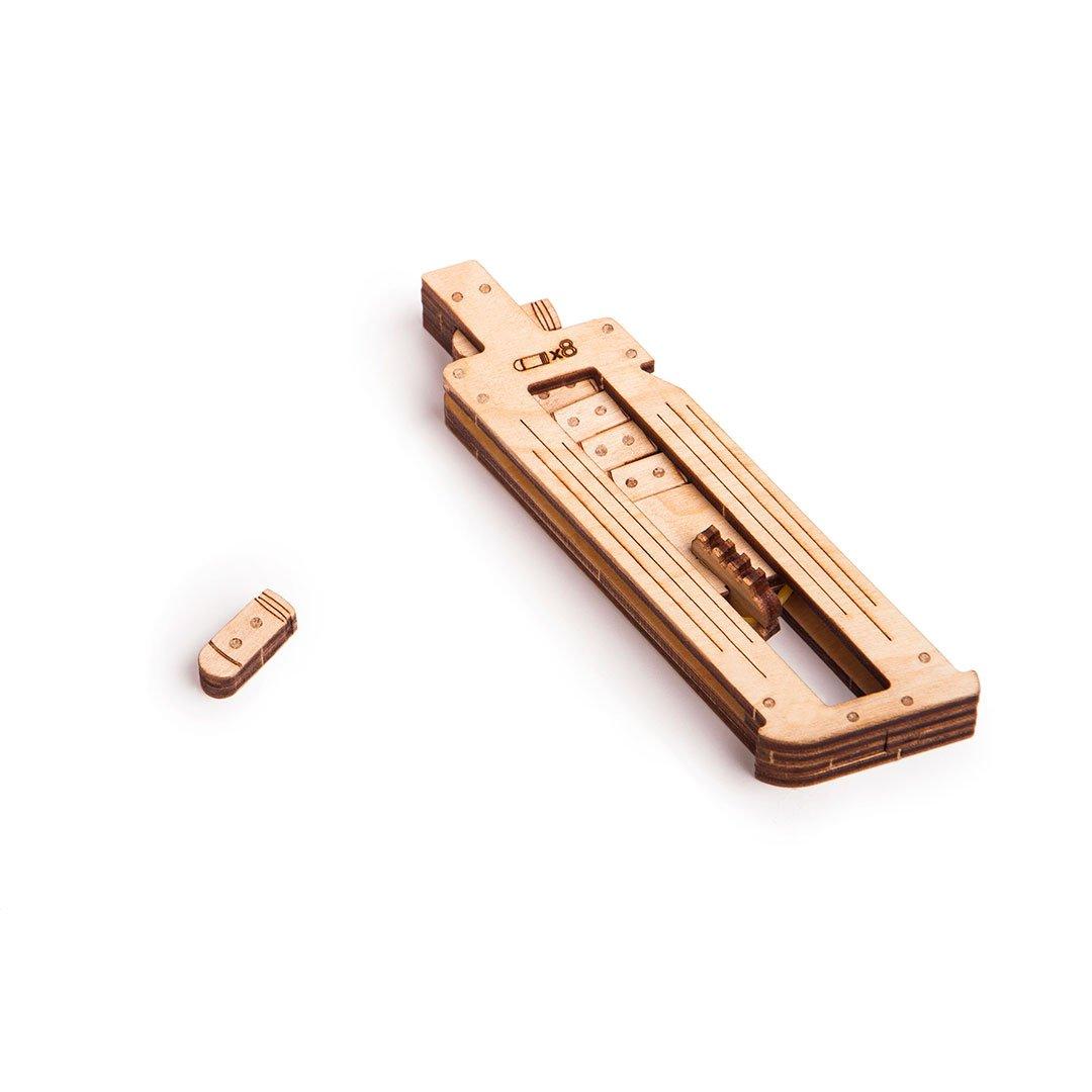 Wood Trick "Útočná zbraň" - 3D dřevěné mechanické puzzle 