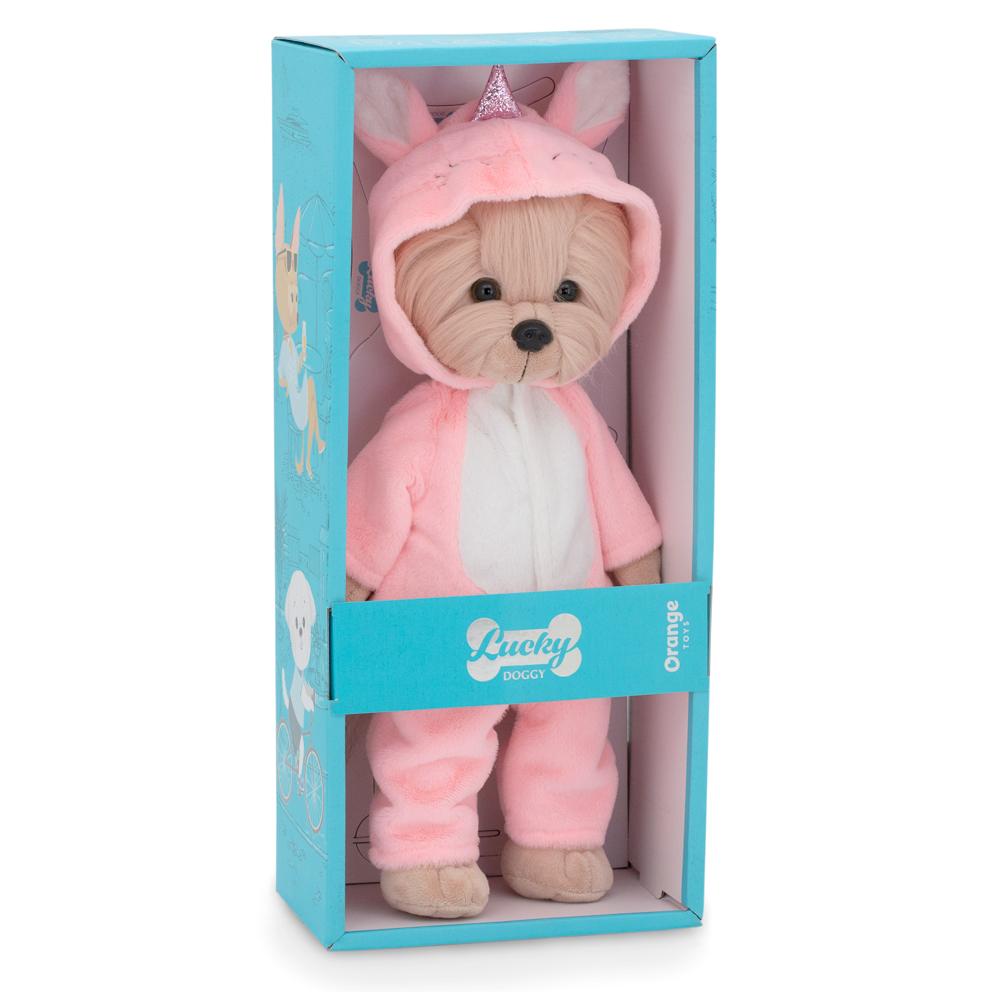 Yoyo s tělíčkem s kostřičkou v oblečku jednorožce - jorkšírka od firmy ORANGE TOYS