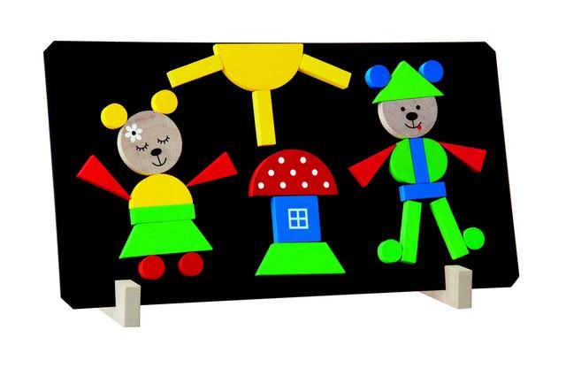 DETOA - magnetické puzzle Medvědi