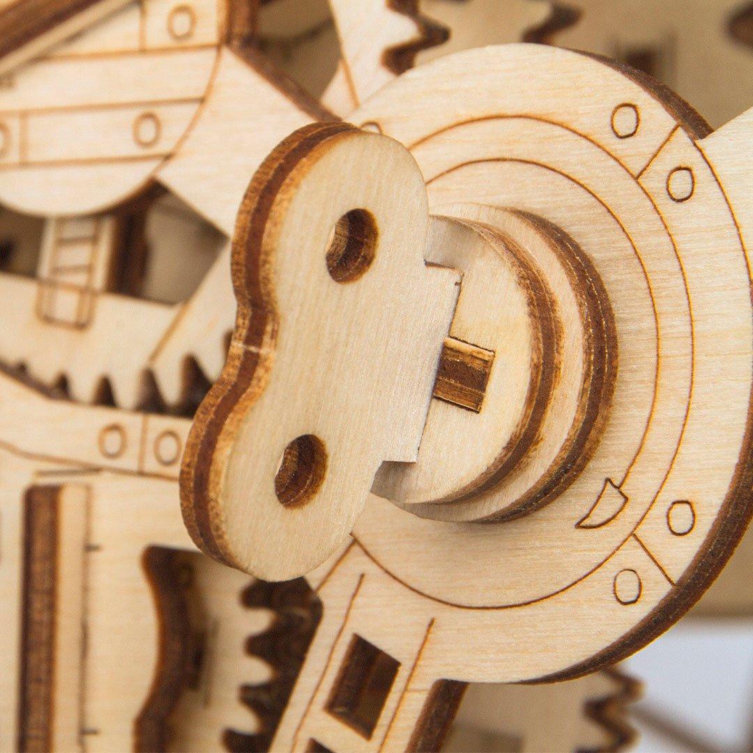 Wood Trick "Větrný mlýn" - 3D dřevěné mechanické puzzle