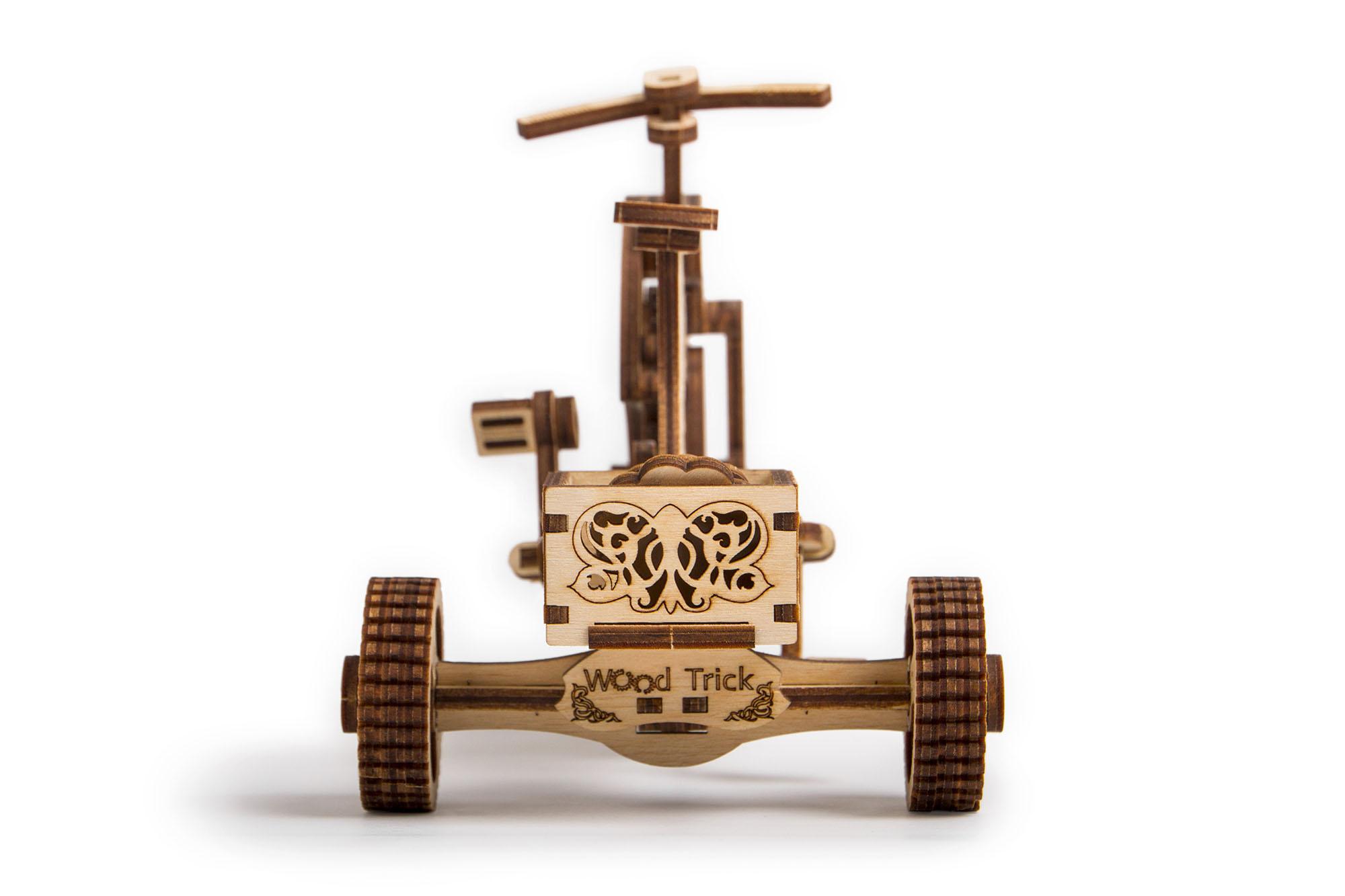 Wood Trick "Jízdní kolo" - 3D dřevěné mechanické puzzle