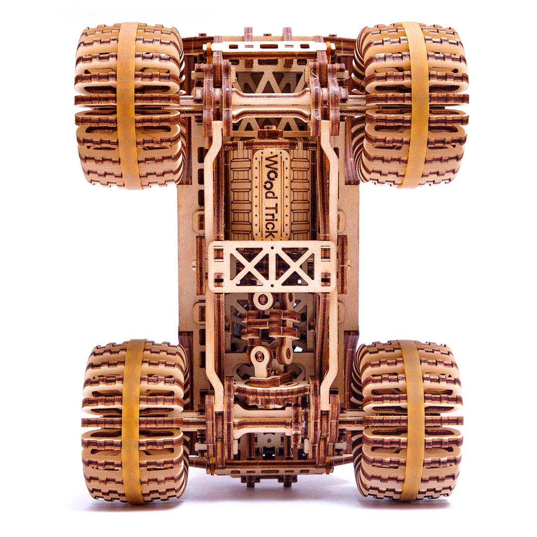 Wood Trick "Monster Truck" - 3D dřevěné mechanické puzzle