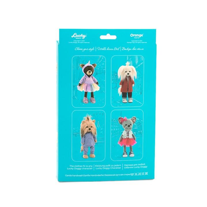 Obleček pro pejsky Lucky Doggy - sada "Růžová sukně s baťůžkem" od firmy ORANGE TOYS