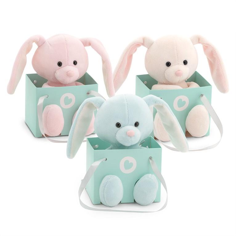 Překvapení v taštičce - růžový zajíček od firmy ORANGE TOYS 15 cm