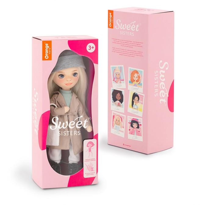 Panenka Mia v béžovém kabátku od firmy ORANGE TOYS
