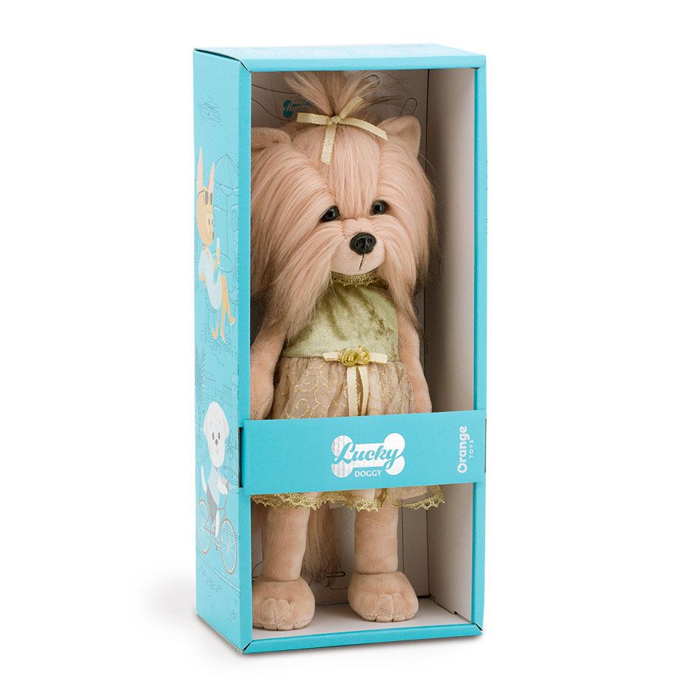 Yoyo s tělíčkem s kostřičkou v elegantních šatech - jorkšírka od firmy ORANGE TOYS