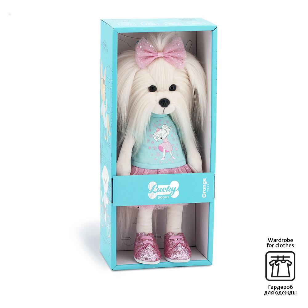 Mimi maltézská slečna v růžových třpytících botách s tělíčkem s kostřičkou od firmy ORANGE TOYS