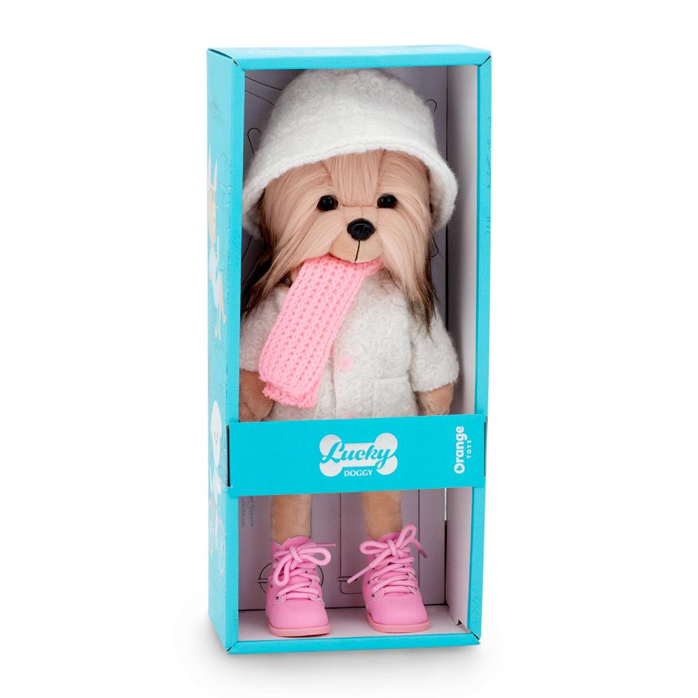 Yoyo s tělíčkem s kostřičkou v zimním oblečení - jorkšírka od firmy ORANGE TOYS - sleva