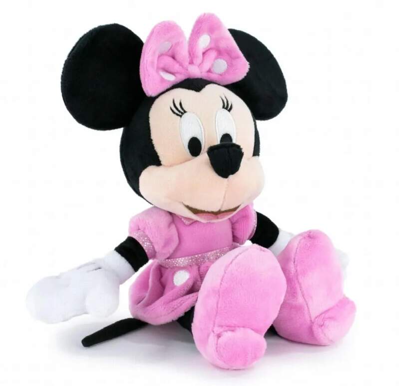 Minnie - plyšová postavička z pohádky Mickey Mouse (Disney - Minnie Mouse - 25 cm)