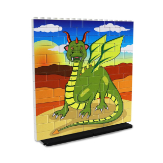 Žlutý drak - Vertikální XL puzzle